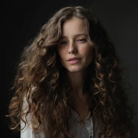 <lora:SDXL_black_and_color_Sa_May:1> woman with long wavy hair