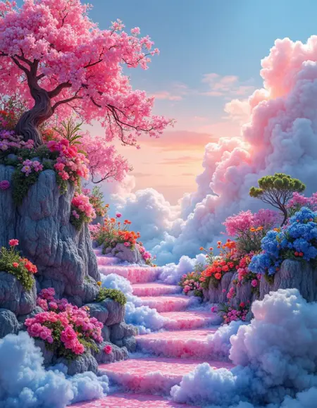 彩云梯_艺术装置