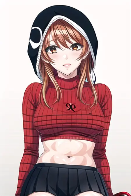 NYLON JAPAN × idolmaster コラボへそ出し衣装 北条 加蓮 (Karen Hojo)