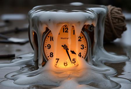 time is melting