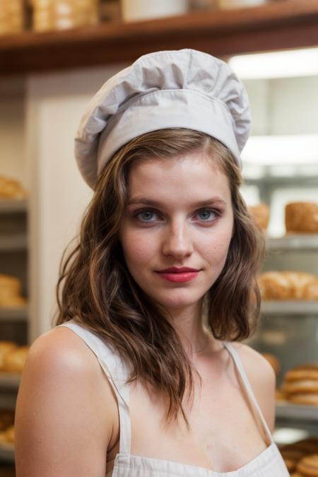 <lora:cosmic:1>,acne in face,cosmic,(((clothes))),SAFE FOR WORK,working in a bakery,flour all over the place,flour in her face,lipstick,bakery outfit,baking hat,, <lora:add_detail:1>, photorealistic photo,highly detailed 8k photo,hyperrealism,, homemade photo,grainy,dark lighting,amateur photo,(Instagram photo), selfie