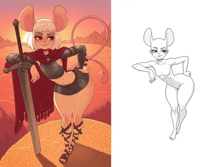 Brie's Qwen Edit Lazy Character Sheet