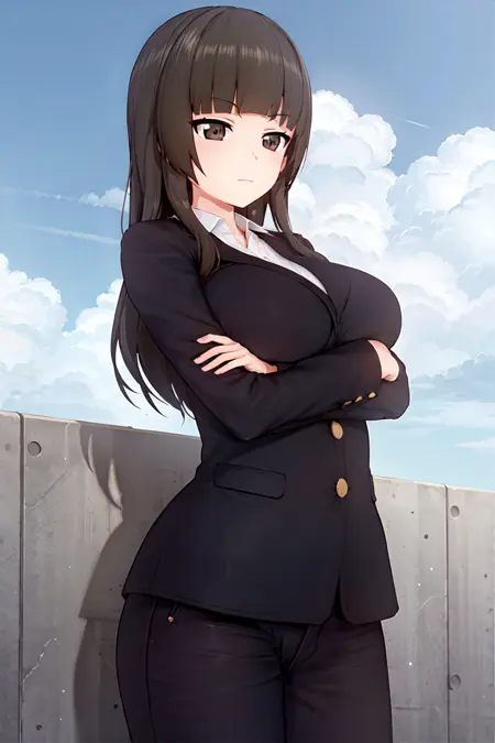 Girls und Panzer Nishizumi Shiho