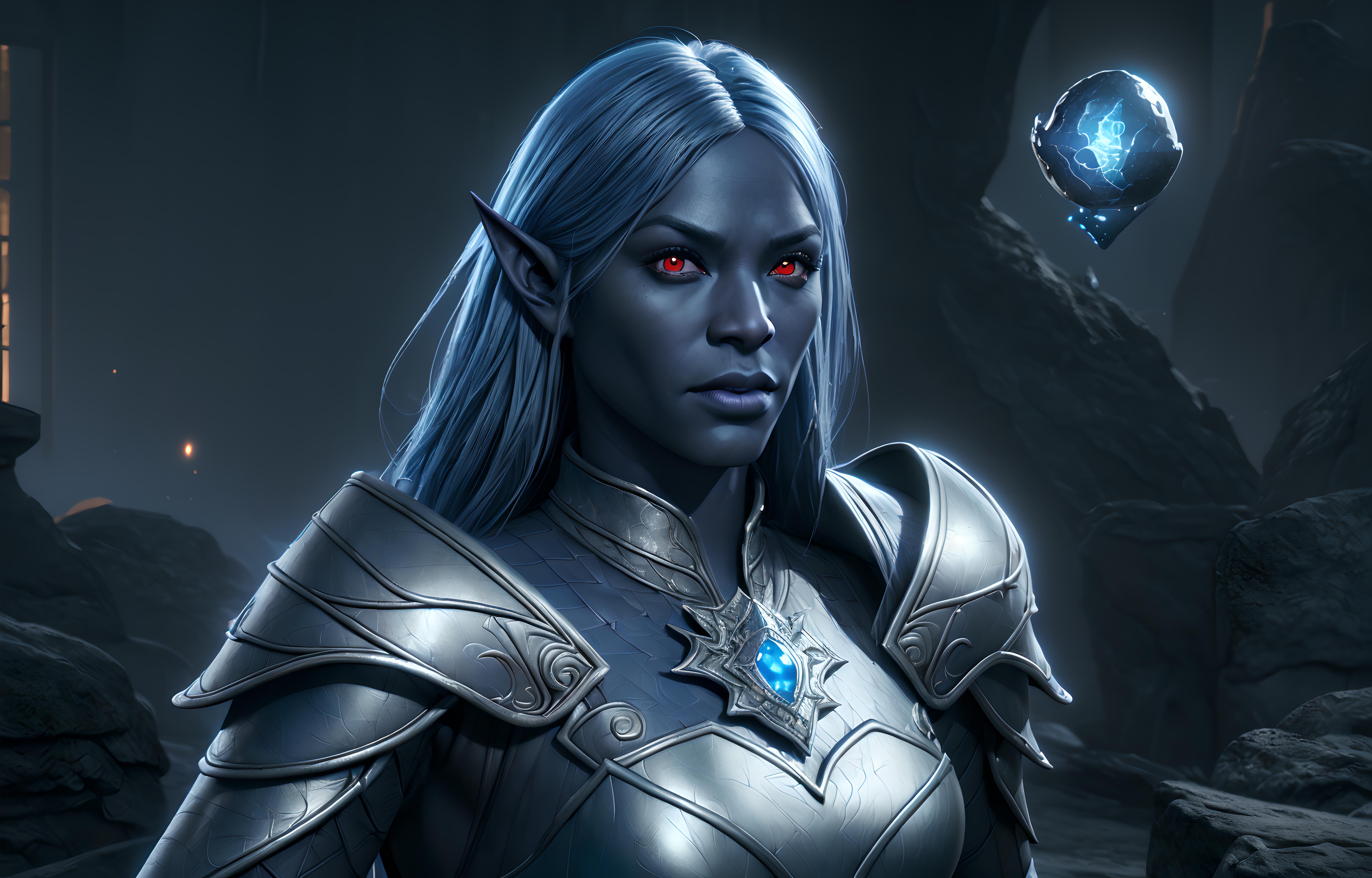 Drow Concept LoRA image by RevolutionHeart