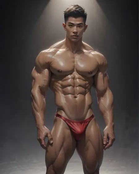 Asian BodyBuilder Pony