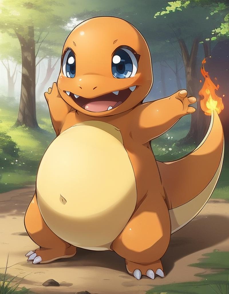 CHARMANDERPOKE - LORA File for realistics charmander from Pokemon image by TeaOM_903