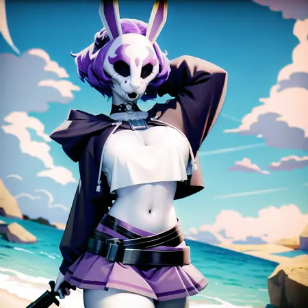 Neon Violet - Neon White