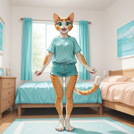 ANTHRO CAT MEOW MEOW MEOW!