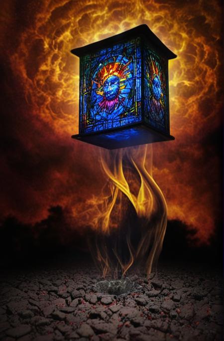 ((Introduce quality iteratively))((color photographic apocalypse revealed blinding supernatural sunrise exegetical Zohar Metatron Demands Cubes)(vesiva piscis mandorla))(evocative depth of field(absolute sharpness)(true black point)(art of genius)(relativistic gradients)((vibrant colorful saturated hues))((dark corners vignette))
<lora:LCM-LoRA-XL_V1:0.21>
<lora:SDXLHighDetail_v5:0.3>