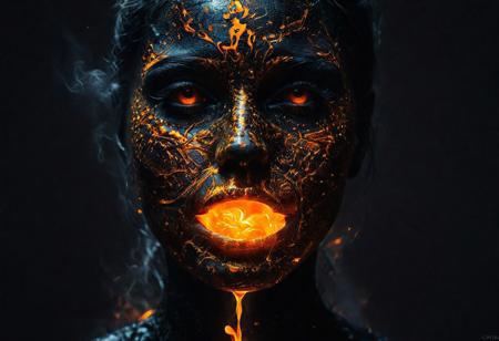 Silhouette real, breathtaking detailed, masterpiece, lovely, charming, awe-inspiring, radiant, magnificent. (real female withvibrant orange glowing smoldering accent and shiny gold color scheme:1.02). glossy.
<lora:InkArtXL_1.2:0.4> <lora:FaeTastic:0.35> . award-winning, professional, highly detailed . extremely high-resolution details, photographic, realism pushed to extreme, fine texture, incredibly lifelike, high contrast, well defined, realistic skin, detailed skin.