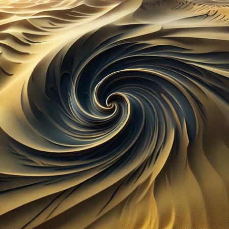 Psyblade, swirling sand, intense portrait, scary