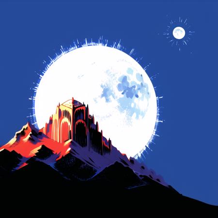 shadow , hood, mountain, moon (detailed_background:1.3) <lora:EicoV1-000005:0.65>