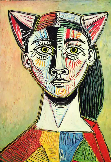 Picasso Paintings - CyberIllustrious Lycoris model