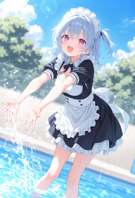 water fight / 水かけ / 水遊び