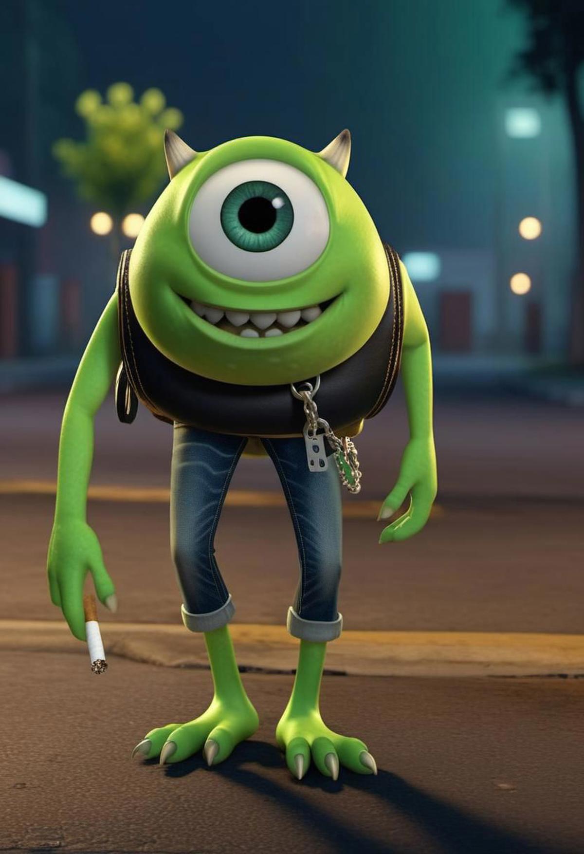 Mike Wazowski - SDXL image by Red_Raven