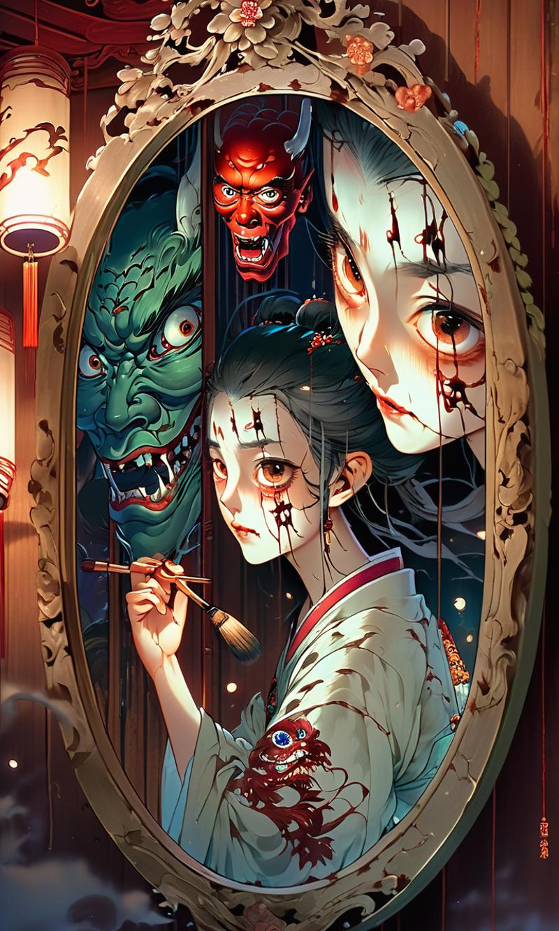 Monster Codex-Painted Ghost |怪物志-百鬼-画皮鬼 image by XSELE
