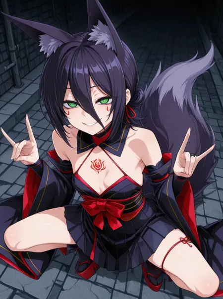 Exs-tia Youkai girl / Fox girl corruption