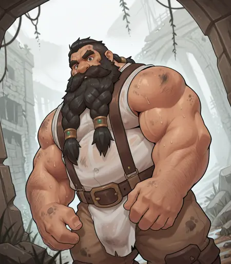 Dwarven Epic Beard v2 - Explorer