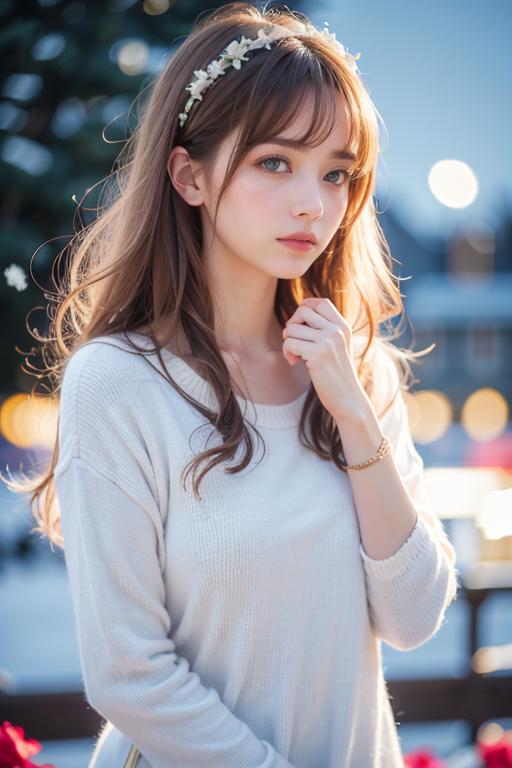 Colorful Eurasian mixed-race girl 混血女孩 ユーラシアンの女の子 image by huacaili