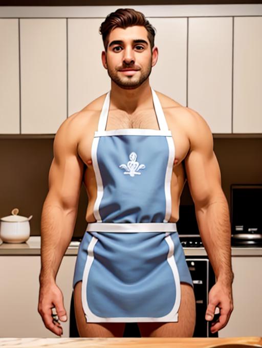 Naked Apron By Stable Yogi image by CardGame