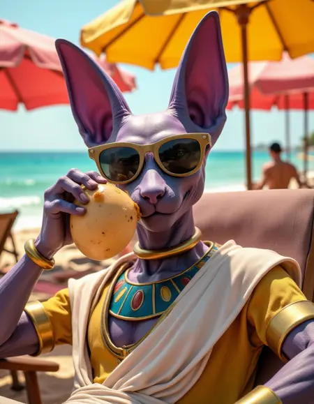 Flux - Beerus (Dragon Ball Realistic Character) - By Devildonia