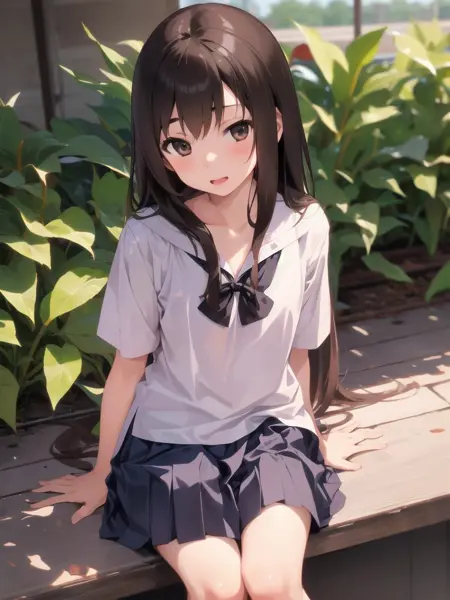 Thai junior high school girl uniform (government school style)