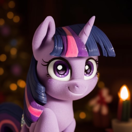 pony twilight sparkle, gingerbread cookie, intricate detail, chiseled, smooth tumbled stone, [functional:3, ]vibrant cinem...