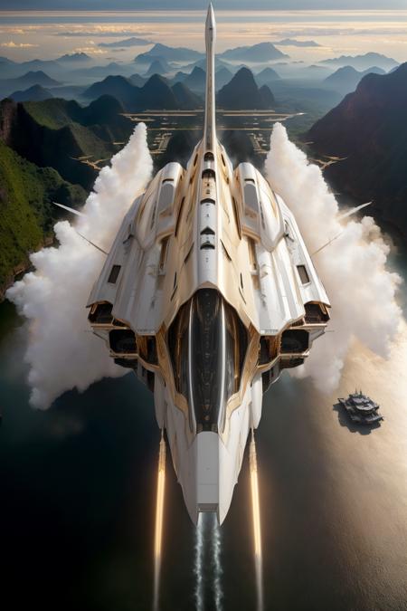 Futuristic Aircraft/Spacecraft Generator Concept v5.0