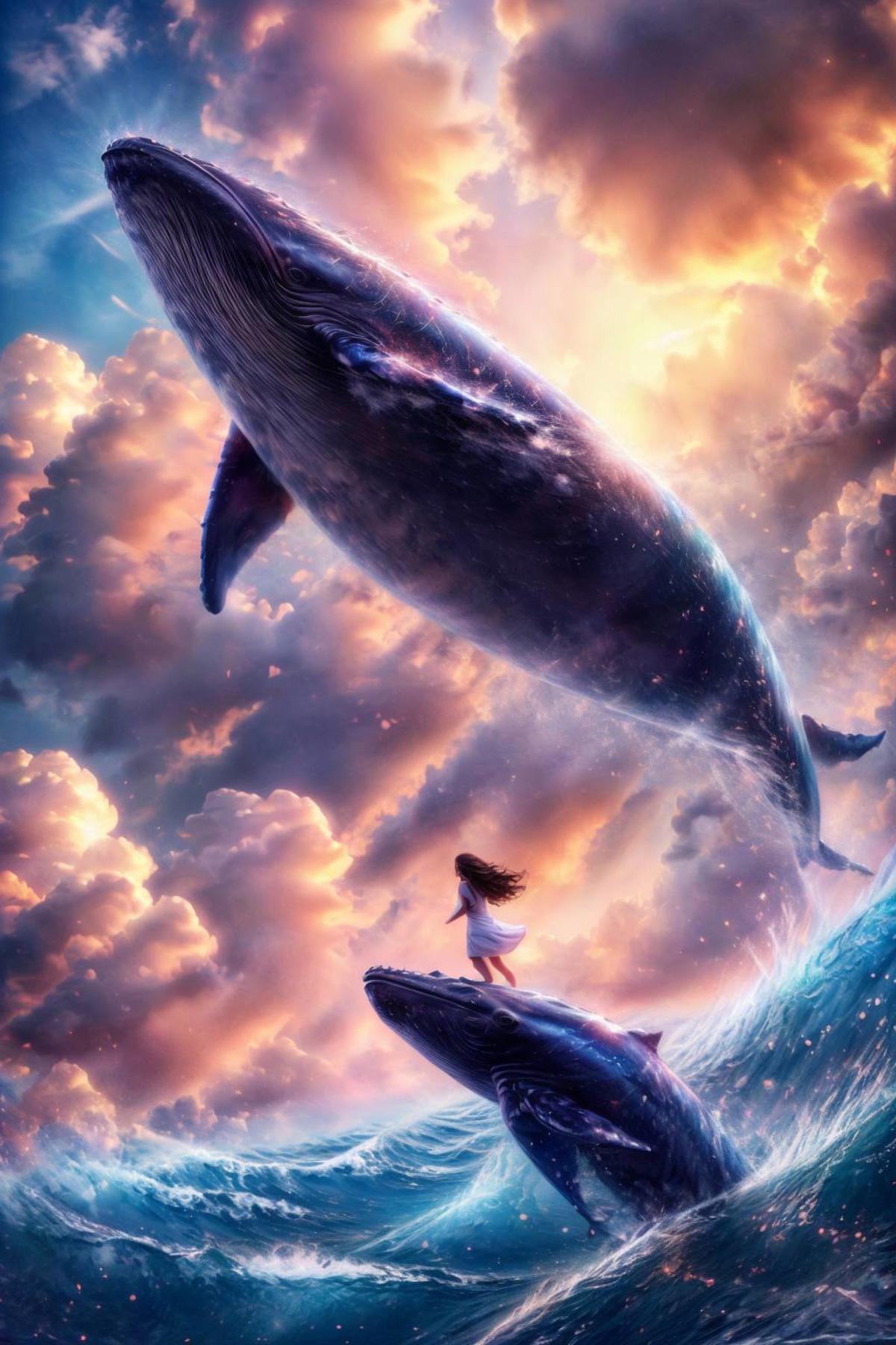 绪儿-飞鲸鱼 xuer Big whale image by slime77744784
