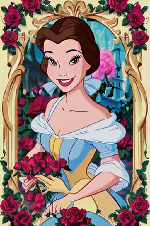Belle- beauty and the beast disney image by Surimay