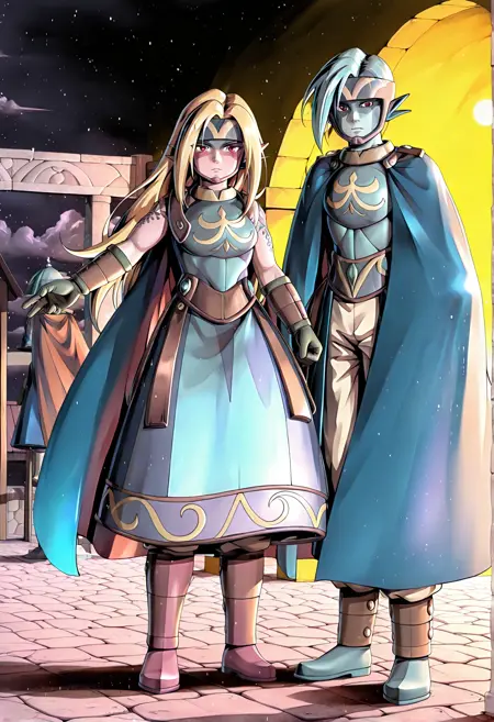 Saturous and Menardi (Golden Sun)