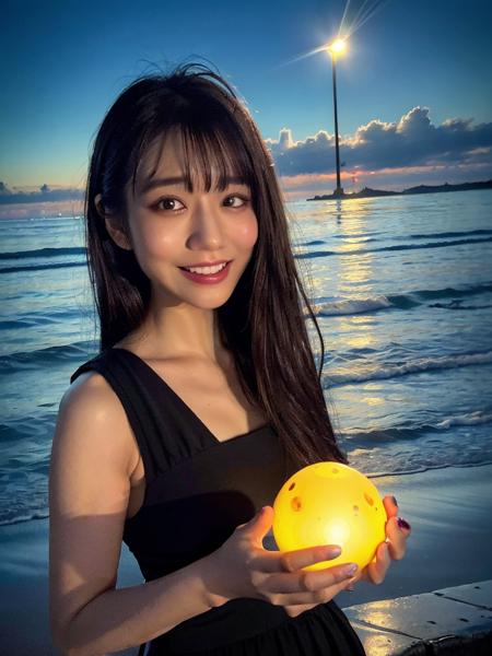 Best quality, masterpiece, ultra high res, waves in background, water dragon, water balls, nature light, photo realistic,
(masterpiece, best quality:1.4),(absurdres, highres, ultra detailed:1.2), (1girl:1.4),smile,(using dark magic:1.4),water magic,playful illustrations, imaginative overlays, artistic fusion,fantastical scenes, evocative narratives, striking visuals, upper bod <lora:more_details:0.2> <lora:Saika_Kawakita_v10:0.7>