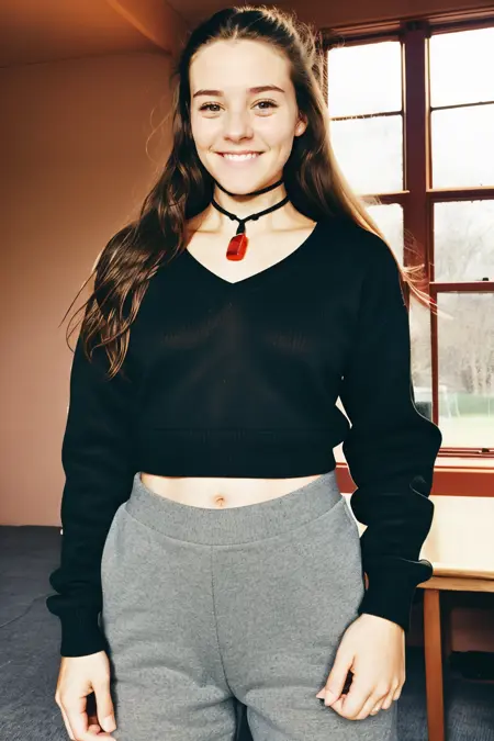 Gemstone necklace - Clothing LoRA