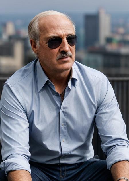 <lora:lukashenko:0.9>
a man, sitting, sunglasses form The Matrix, closeup, city on background
 <lora:add_detail:0.7>
 <lora:LowRA:0.4>