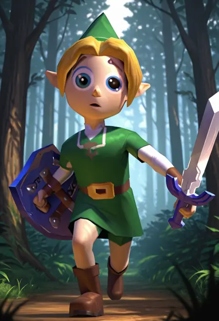 Link - Zelda: The Light of Courage