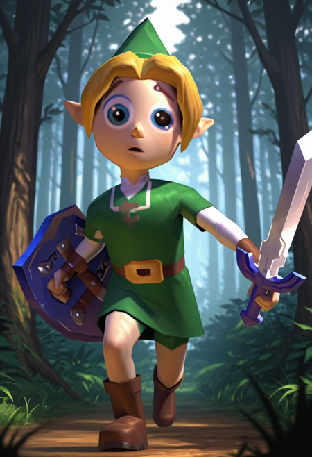 Link - Zelda: The Light of Courage V1 Illustrious