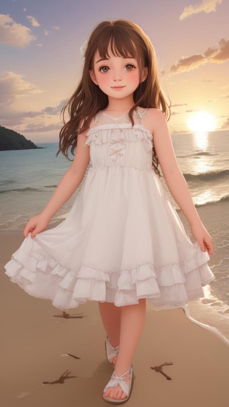 【蝶羽光迹】Dress No.6 White Dress image by DigitalDuck