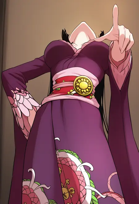 Extreme Looking Down Pose - Boa Hancock's superior pose (One Piece)