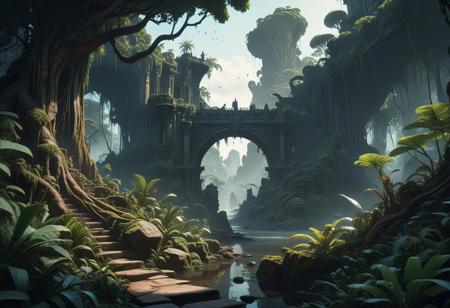 score_9, score_8_up, score_7_up, score_6_up, Cinematic fantasy style, sharp, (high quality, 4k, 8k, high definition, masterpiece: 1.2), illustrated movie poster, hand drawn, full color, beautiful ultra detailed book cover illustration of a ((Jungle)) the jungle against the backdrop of a giant spaceship, detail fantasy, hyper detail, 4k, realistic style, fantasy style, painterly style, high detail, hyper detail, low contrast, dull colors, exposure blending, HDR, faded, super detail, professional art, high detail fantasy,
<lora:linquivera:0.75>, 4k, hyper detail, fantasy style, hyper realistic, spectacular style, cinematic style, no background fantasy style, hyper detail, professional art, bartosz tchorzewski fantasy style, high detail, hyper detail, 4k, realistic style, face painting style fantasy style, 4k, painterly style, hyper detail, dark room, hdr, intricate, elegant, highly detailed, sharp focus, ((((cinematic look))), soothing tones, crazy details, intricate details, hyper detailed, low contrast, soft cinematic light, dull colors, exposure blending, hdr, blurred