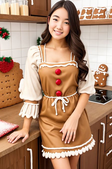(gingerbread dress)