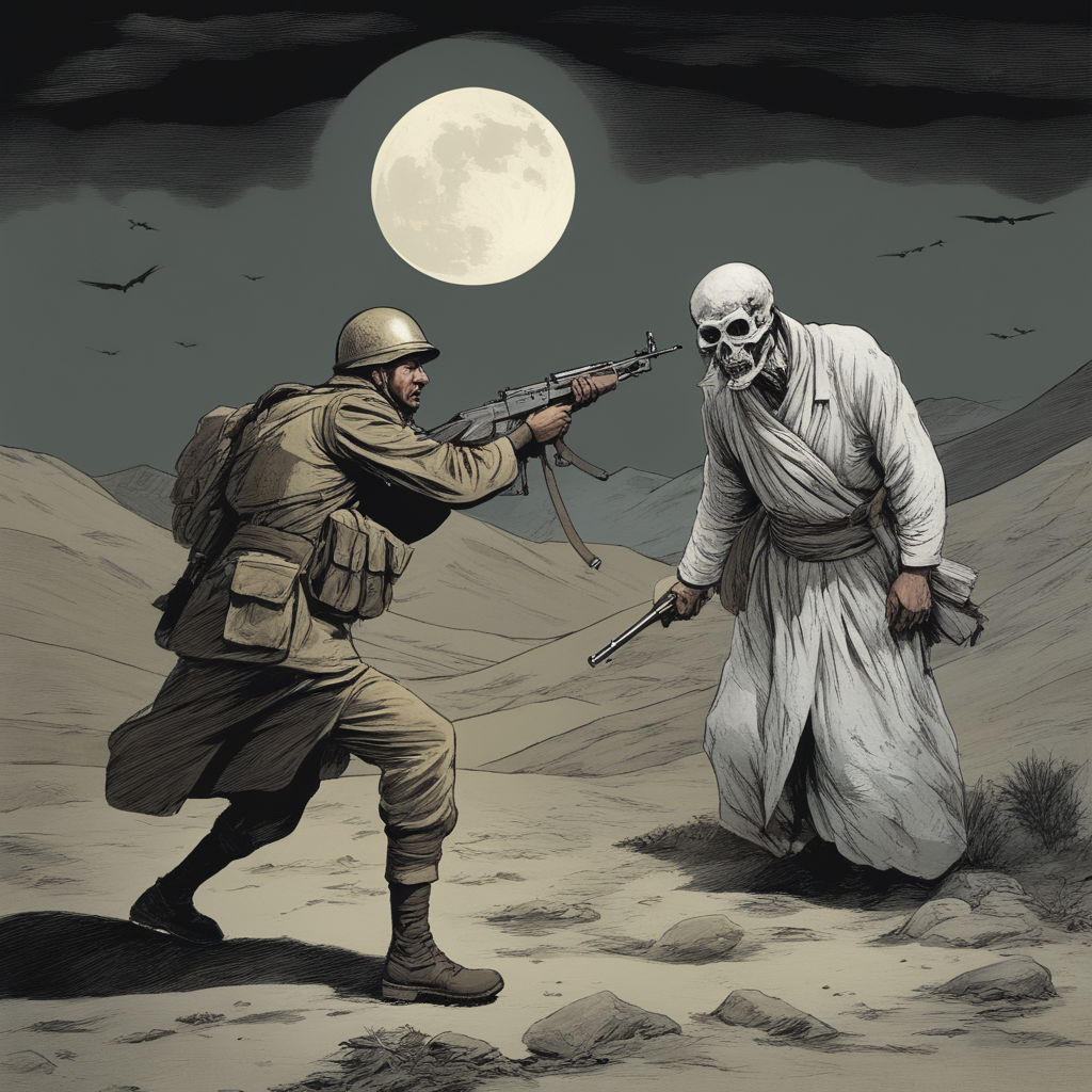 raw-photography-about-a-soviet-soldier-front-of-a-agressive-skelleton-sharp-focus-studio-photo-in-293428576.png