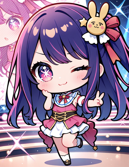 ちびキャラ ( Chibi character ) v-pred LoRA by coa Style v-pred 1.0