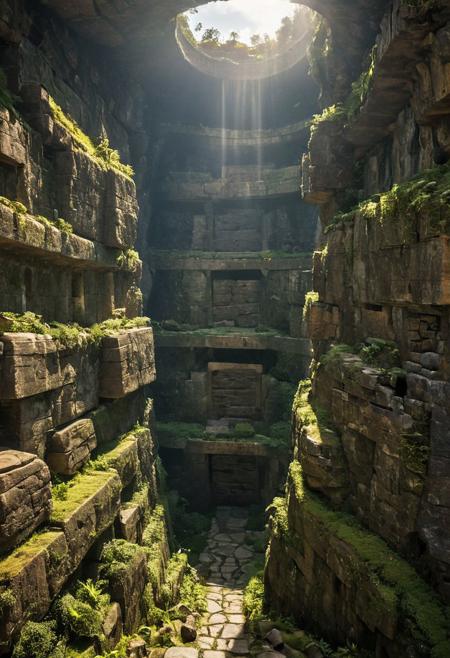 (Ancient megalithic civilization, Azka Lines, on Easter Island:1.5), (The colonial city of the future, in the mist-filled Grand Canyon, on an unknown Earth-like planet, 2 moon on sky, Spaceship flight connects colonies, waterfulls:1.3), (Machu Picchu, a mountain settlement, incredibly spectacular:1.2), (Mario Botta:1.3), (avant-garde, future, reality, science fiction, photorealistic), (modern architecture:1.2), White limestone with black granite, fountain, waterfall, landmark, square, path, narrow street,
(Large Files, Ultra Realistic, 8K, 16k, FHD, HD, VFX, Perfect, Photography, composition, Architecture Sales Photography, Architecture Competition, Ultra High Resolution, Cinematography, High Resolution Image:1.1), (dramatic lighting, direct sunlight, ray tracing, clear shadow:1.2),  (real landscape:1.1), (blurred background:1.0), (urban background, more_details) ,
great lighting, clear, extremely detailed, tunnel