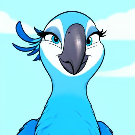 Jewel spix macaw blue feathers female