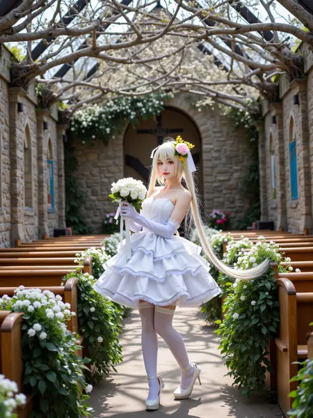 [Flux.1 D][Realistic] <Yosuga no Sora> Sora Kasugano Cosplay costume |《缘之空》春日野穹 cos服装