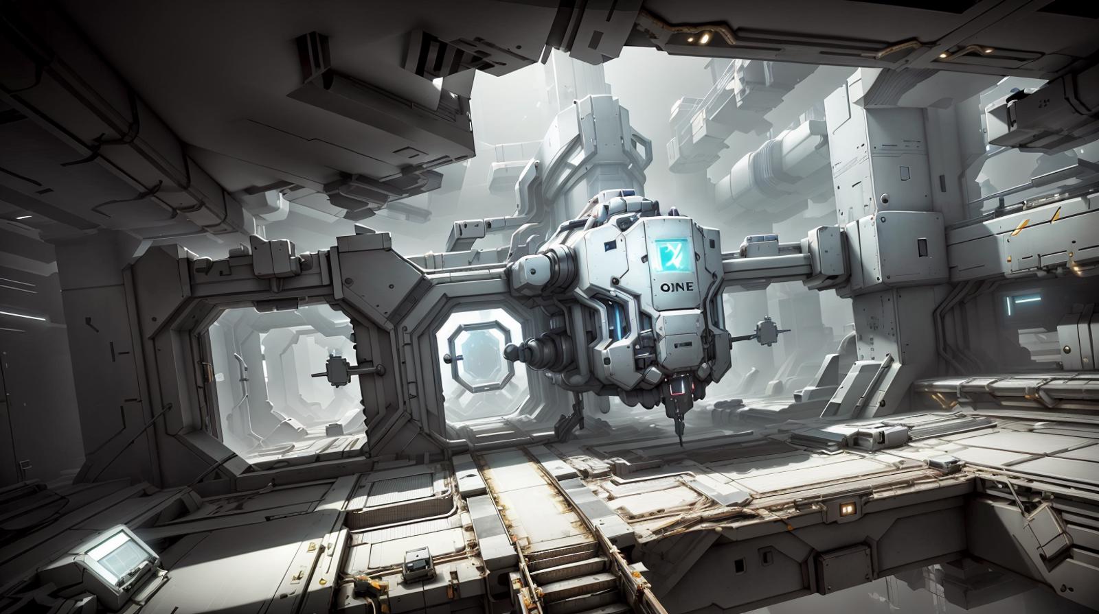 Whitebox Style - Environment - Level Design Concept Art - Game Dev Tool image by mnemic