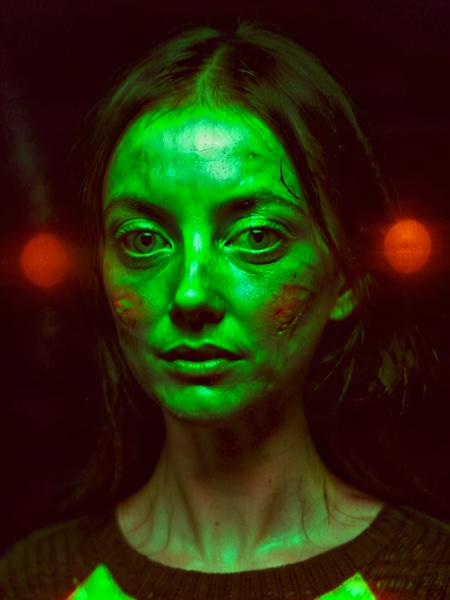 panosstyle, style, film,  
a girl with a green light on her face
<lora:version10:0.75>