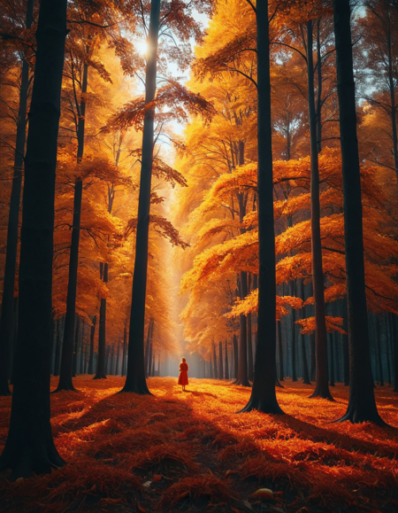 Personal (ral-spicesafran:1.1) , dense trees, Fine art, 50s Art, spotlight, 35mm, <lora:ral-spicesafran:0.85>, stunning, sublime, polished, cute, dynamic dramatic atmosphere, beautiful detailed supreme quality color intricate, cinematic light, cool colors