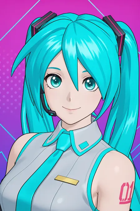 Hatsune Miku (初音ミク) (Fortnite Style) (3 Outfits)
