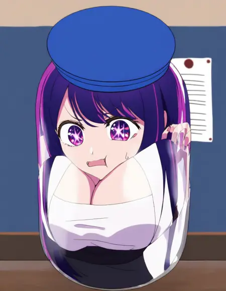 Squished inside